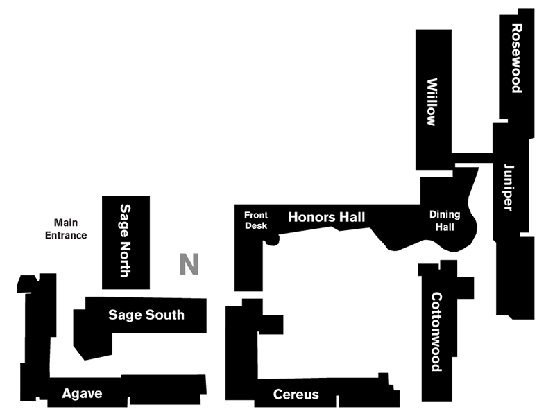 Map of the Barrett Tempe Complex